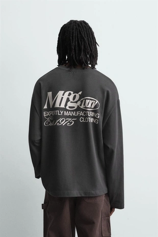 Футболка с текстовым принтом- Заказать в России