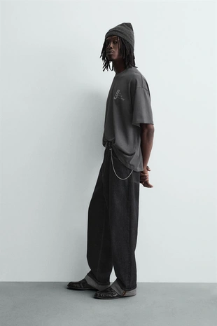 Футболка с контрастным принтом- Заказать в России