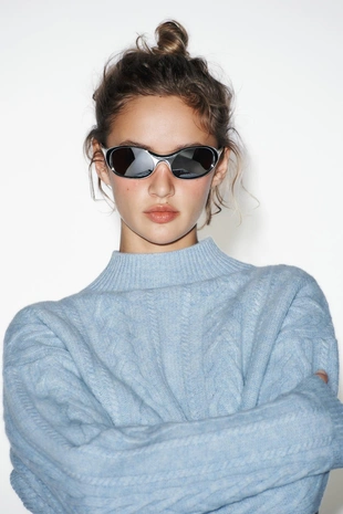 Свитер из 80% шерсти с косами — SKI COLLECTION- Заказать в России