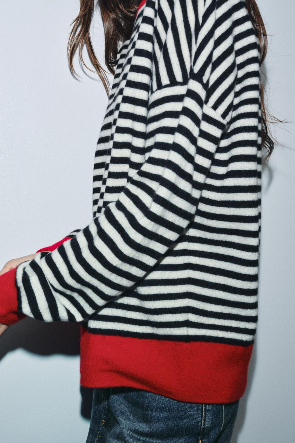 СВИТЕР ИЗ 100% ШЕРСТИ В ПОЛОСКУ