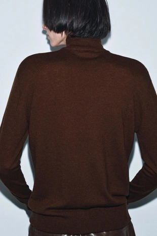 Свитер из 100% сверхмягкой шерсти- Заказать в России