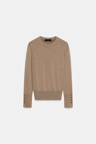 Базовый однотонный свитер- Заказать в России