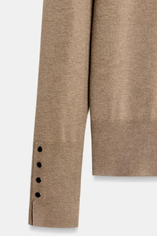 Базовый однотонный свитер- Заказать в России