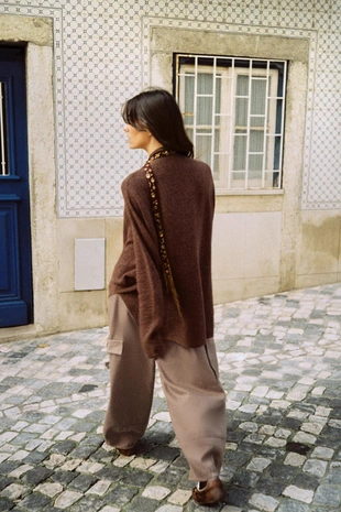 Свитер-накидка- Заказать в России