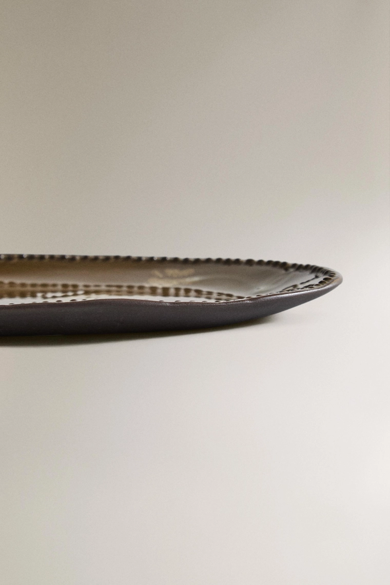 Маленький цветочный поднос для ванной комнаты