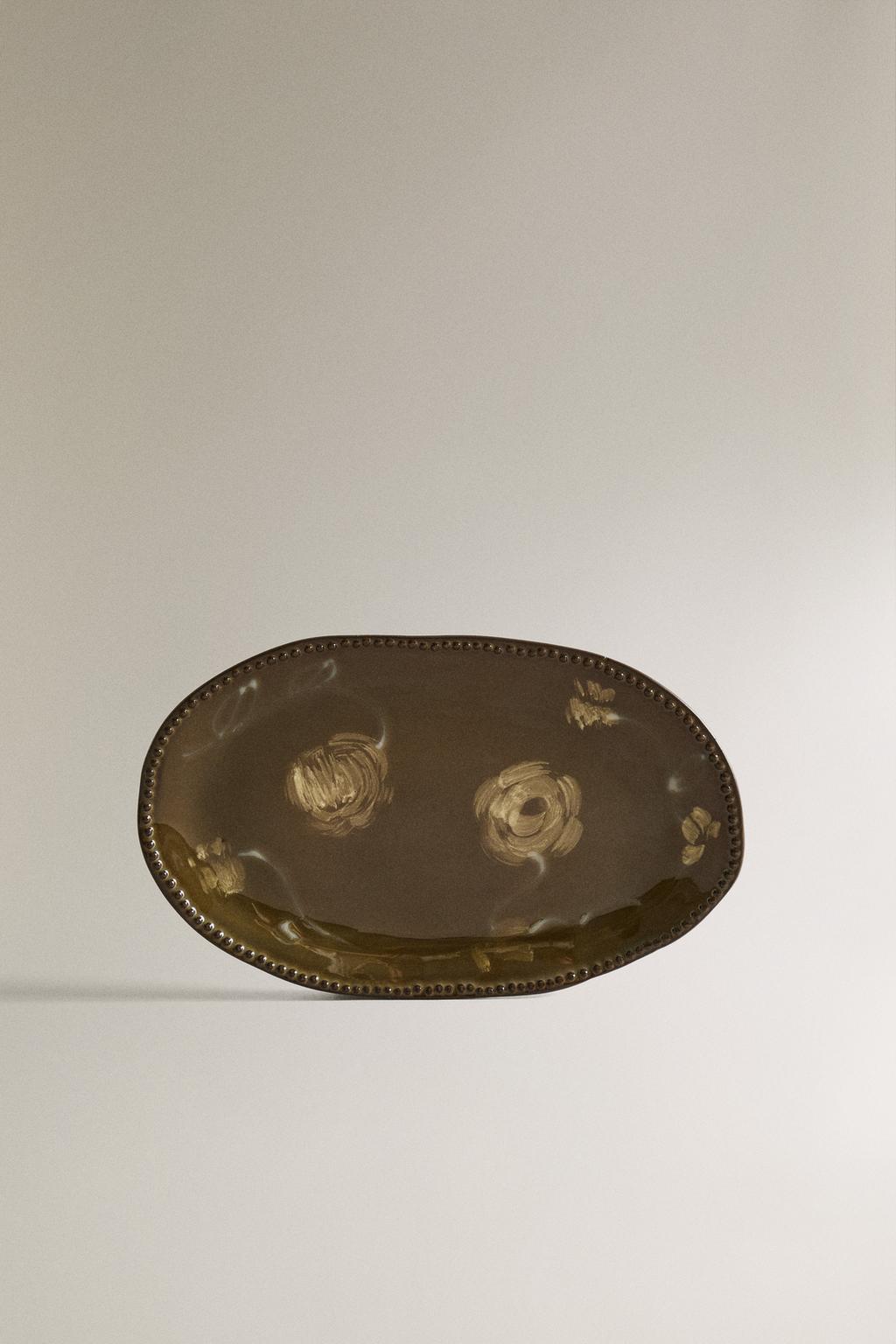 Маленькая осенняя ванная тарелка