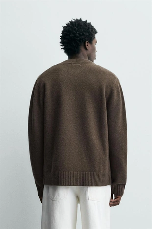 Куртка из 100% шерсти на молнии- Заказать в России