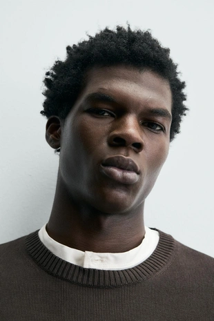 Свитер из рельефного хлопка- Заказать в России