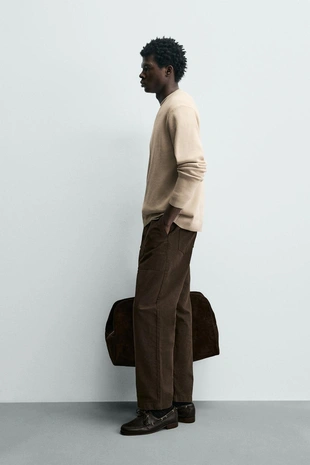 Свитер из рельефного хлопка- Заказать в России