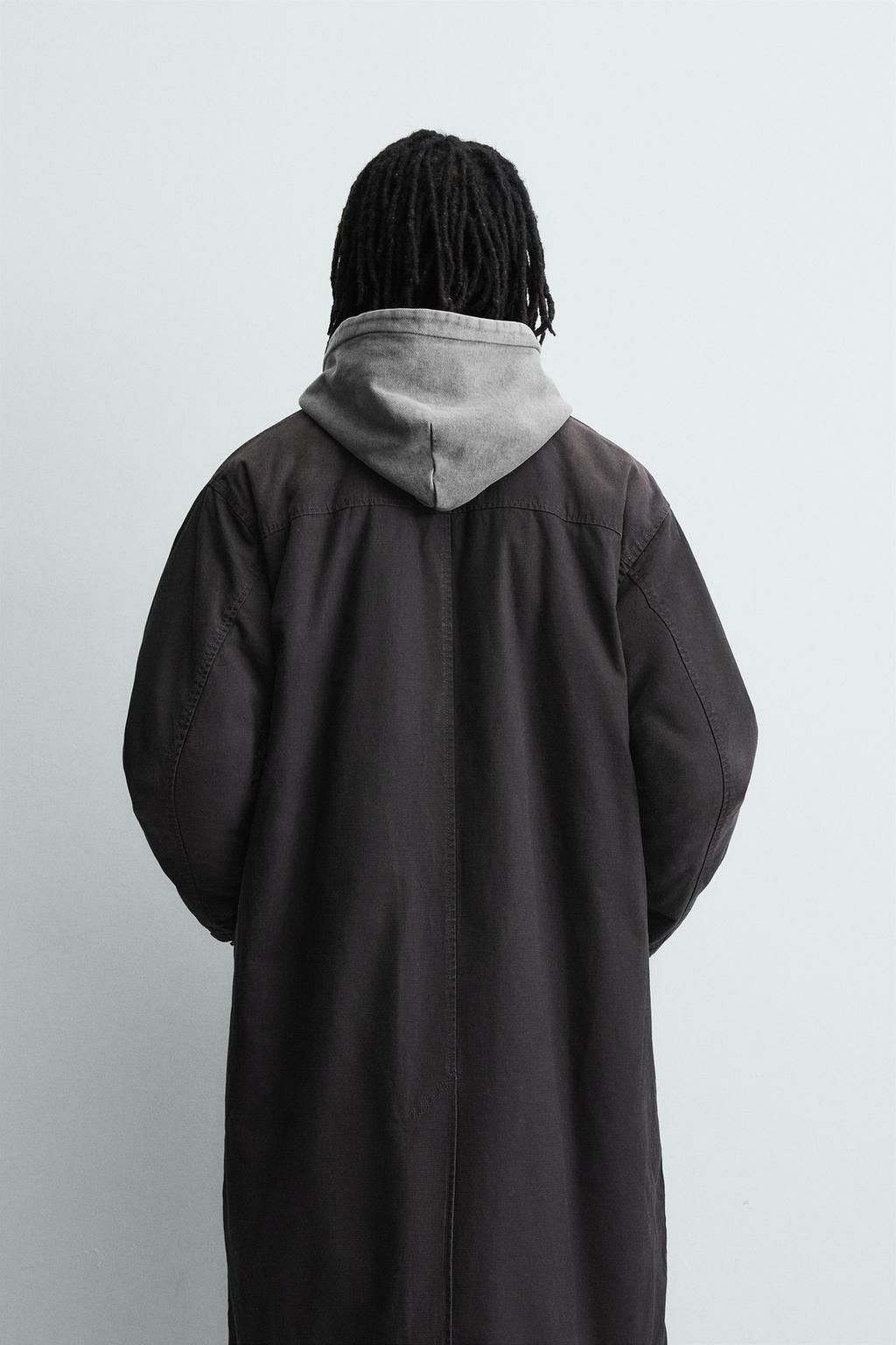 ПАЛЬТО ИЗ ДЕНИМА С ЭФФЕКТОМ ПОТЕРТОСТИ