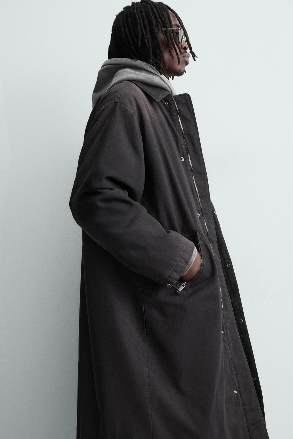 ПАЛЬТО ИЗ ДЕНИМА С ЭФФЕКТОМ ПОТЕРТОСТИ