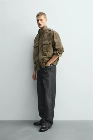 Замшевая куртка- Заказать в России