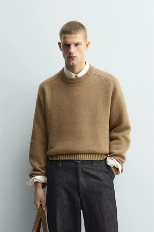 Двусторонний шерстяной джемпер