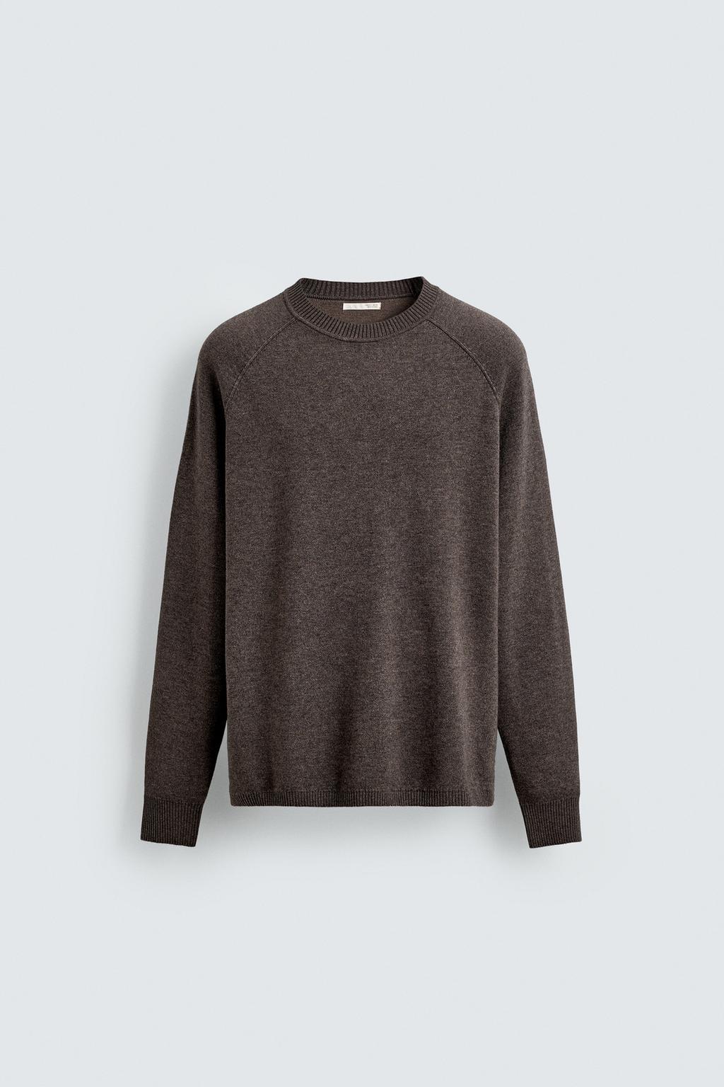 ДЖЕМПЕР ИЗ РЕЛЬЕФНОЙ ТКАНИ С ШЕРСТЬЮ