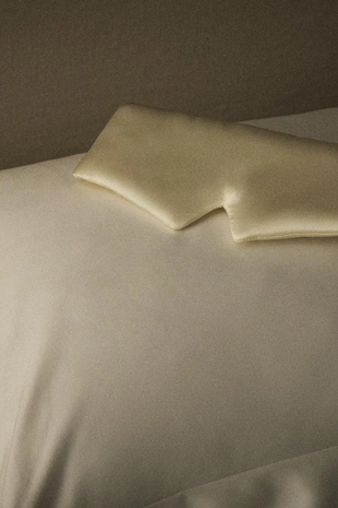 Маска для сна из мульберри шелка- Заказать в России