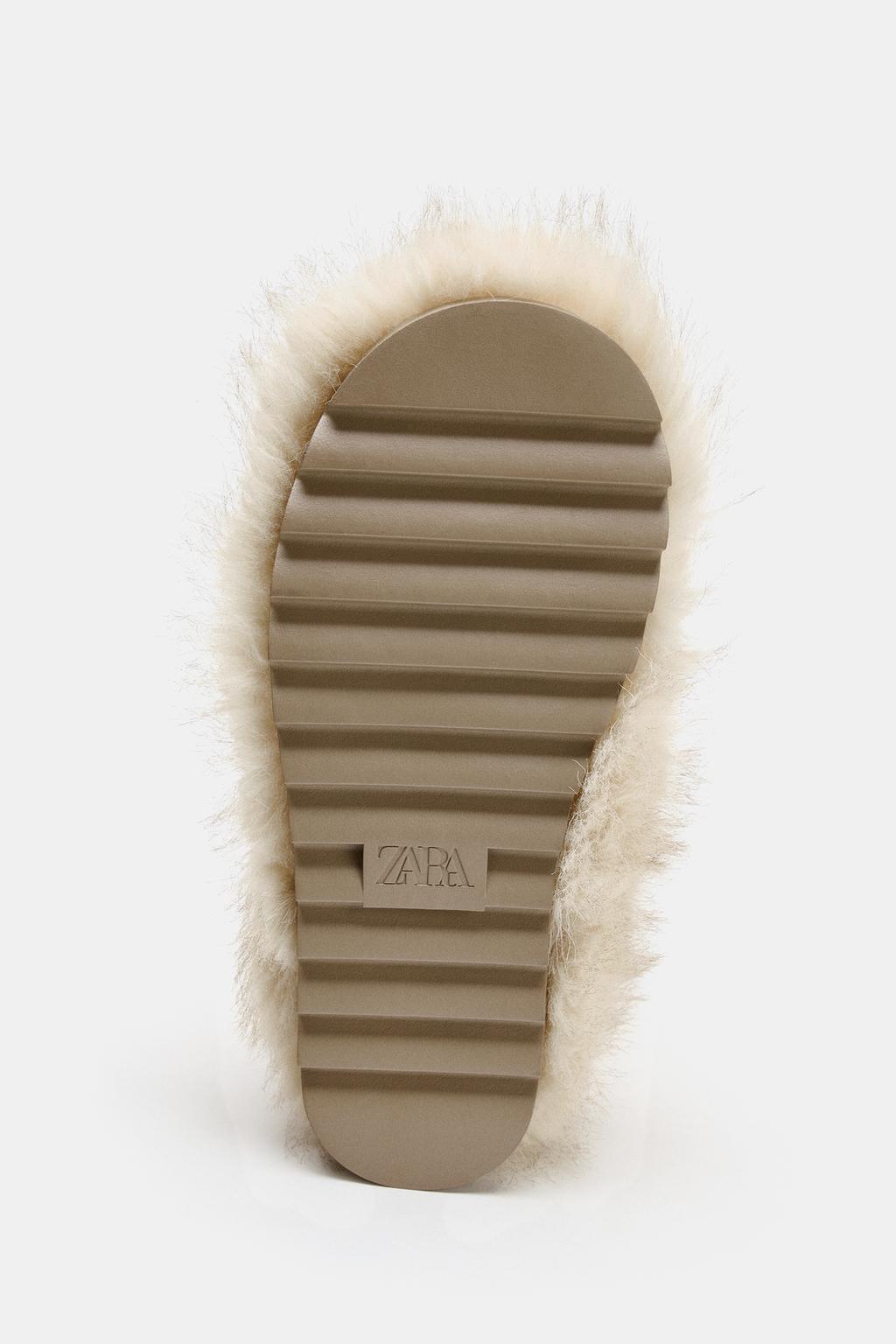 САПОГИ ИЗ ИСКУССТВЕННОГО МЕХА С РЕМЕШКОМ — SKI COLLECTION