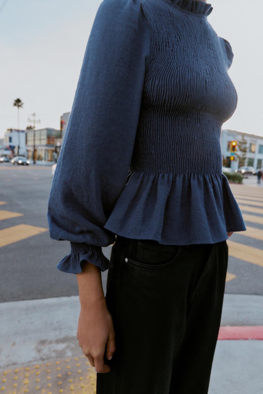 РУБАШКА С ЖАТЫМ ЭФФЕКТОМ