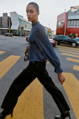 Рубашка с жатым эффектом- Заказать в России