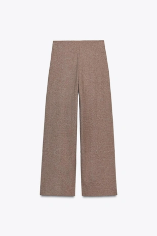 Брюки-палаццо из мягкой ткани- Заказать в России