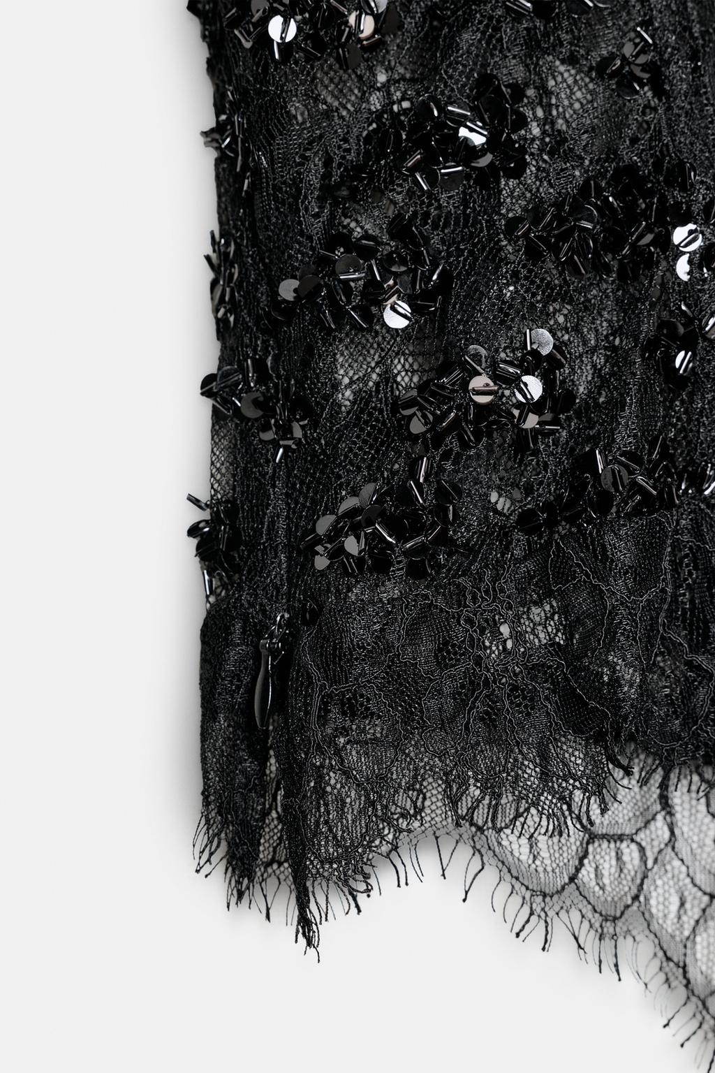 ТОП-КОРСЕТ С КОМБИНИРОВАННЫМИ ПАЙЕТКАМИ