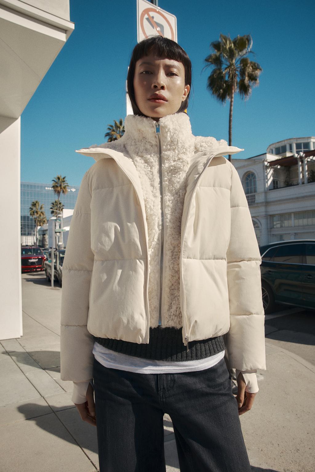 АНОРАК С КАПЮШОНОМ И ИСКУССТВЕННЫМ МЕХОМ WATER REPELLENT WINDPROOF