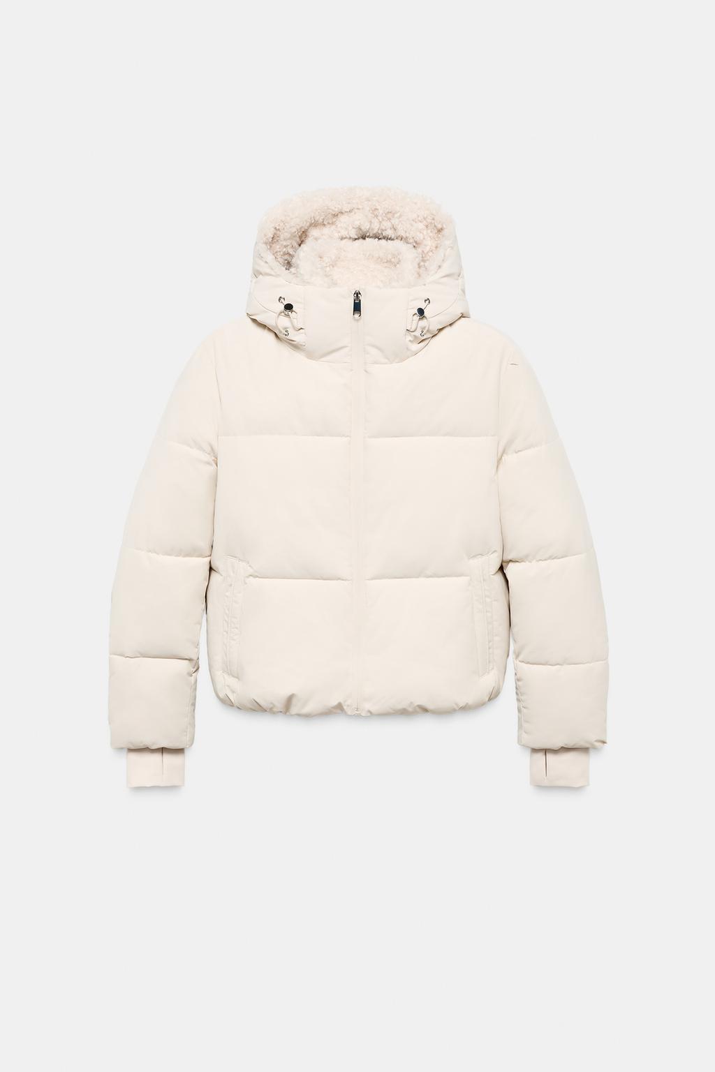 АНОРАК С КАПЮШОНОМ И ИСКУССТВЕННЫМ МЕХОМ WATER REPELLENT WINDPROOF