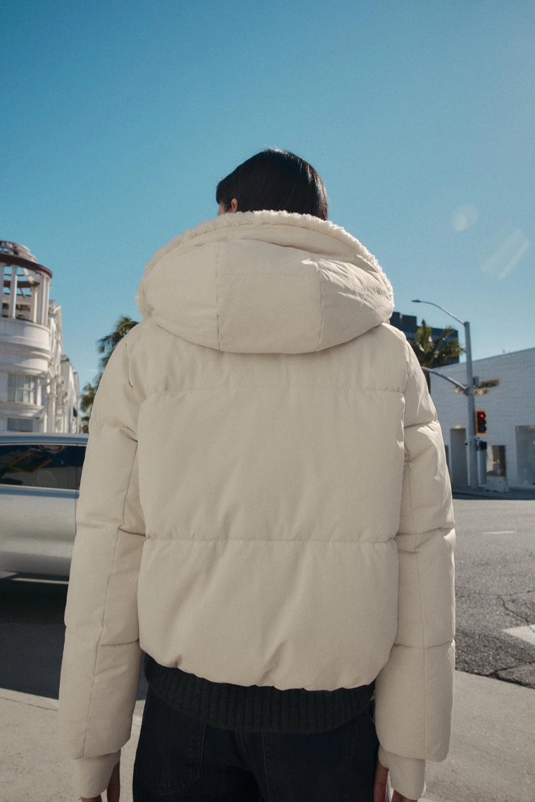 Анорак с капюшоном из экокожи, ветрозащитный и водоотталкивающий