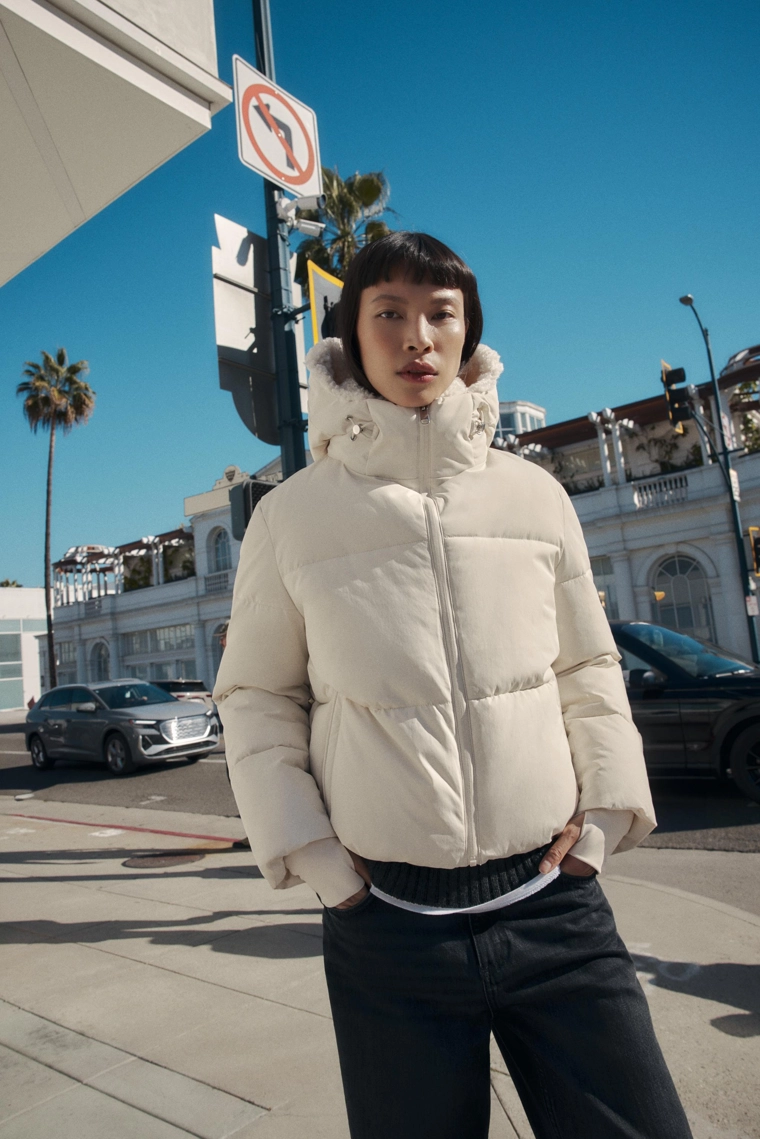 Анорак с капюшоном из экокожи, ветрозащитный и водоотталкивающий