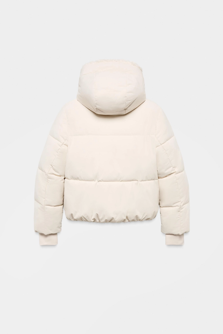 Анорак с капюшоном из экокожи, ветрозащитный и водоотталкивающий