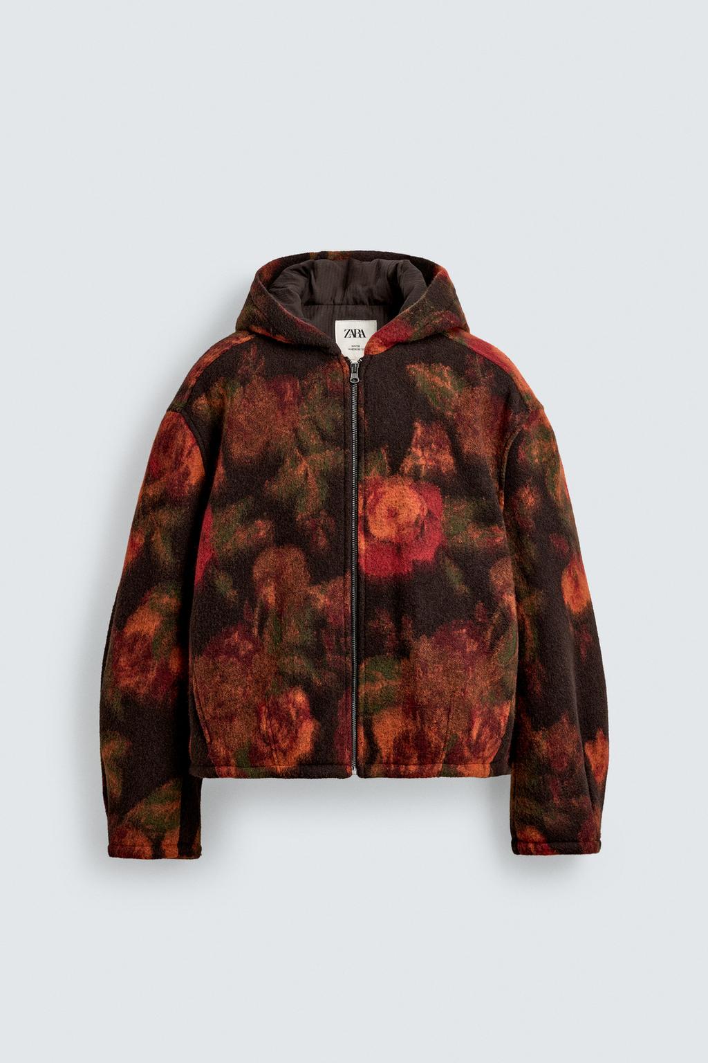 КУРТКА СВОБОДНОГО КРОЯ С КАПЮШОНОМ