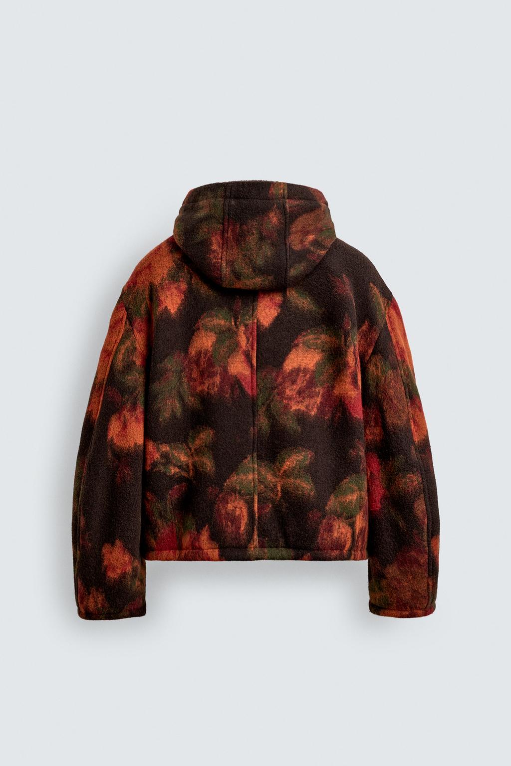 КУРТКА СВОБОДНОГО КРОЯ С КАПЮШОНОМ