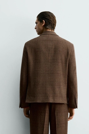 Блейзер BOXY FIT в клетку- Заказать в России