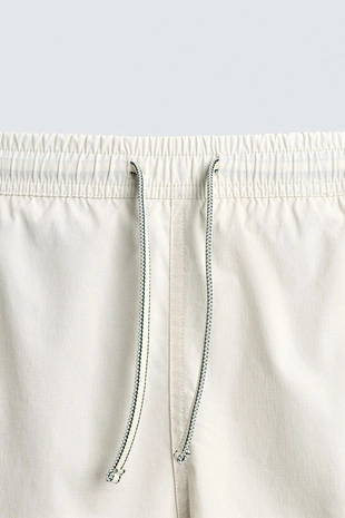 Длинные полосатые плавательные трусы- Заказать в России