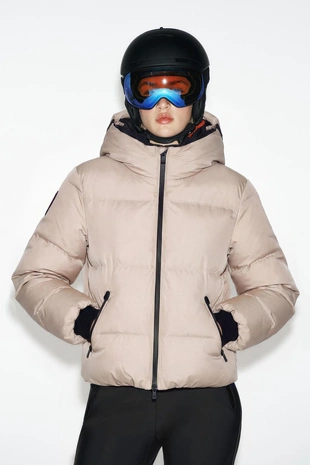 Купить Zara Стеганая куртка WATER RESISTANT WINDPROOF с технологией RECCO® — SKI COLLECTION