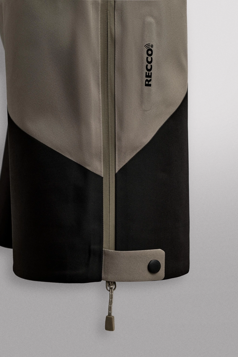Защитные технические горнолыжные штаны с водонепроницаемой оболочкой recco®