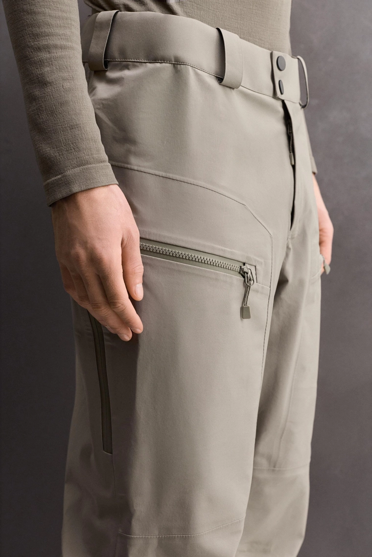 Защитные технические горнолыжные штаны с водонепроницаемой оболочкой recco®