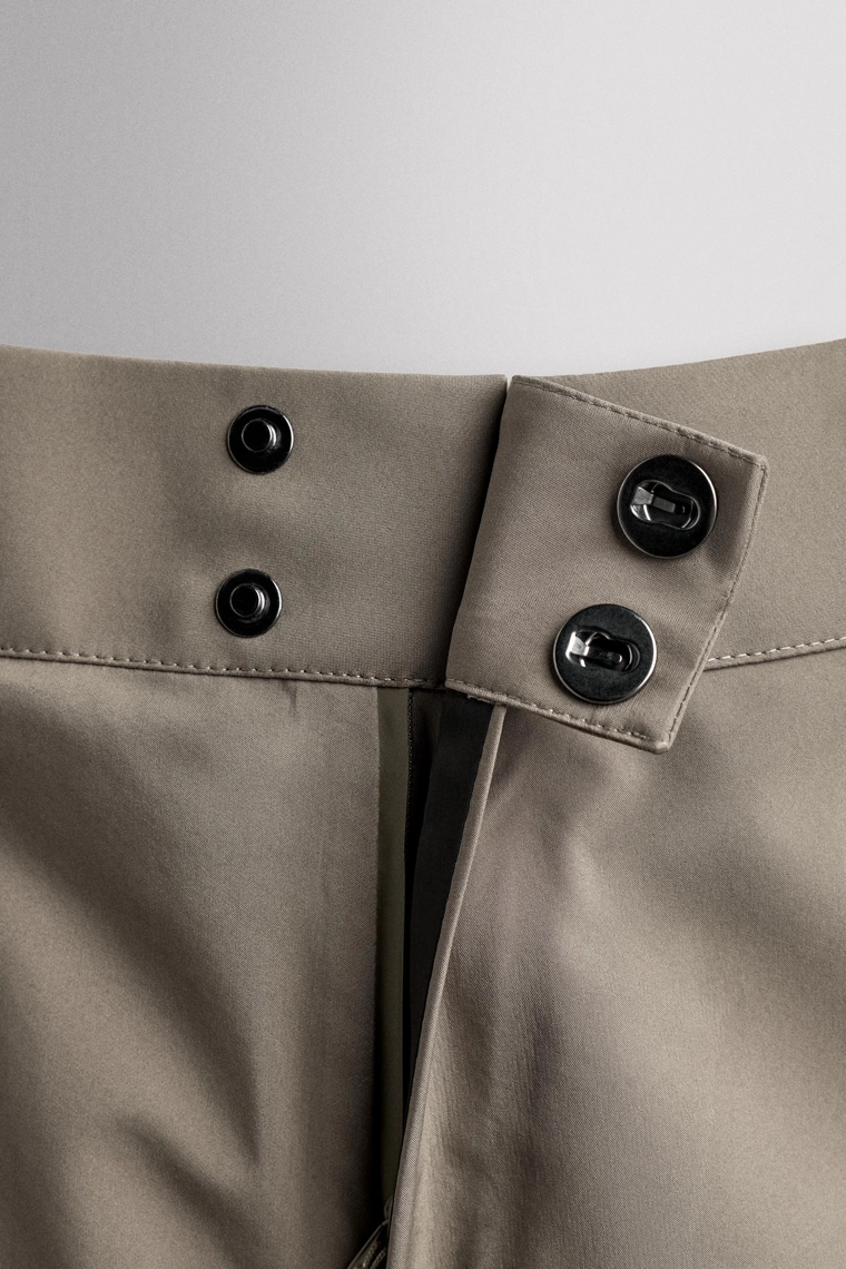 Защитные технические горнолыжные штаны с водонепроницаемой оболочкой recco®