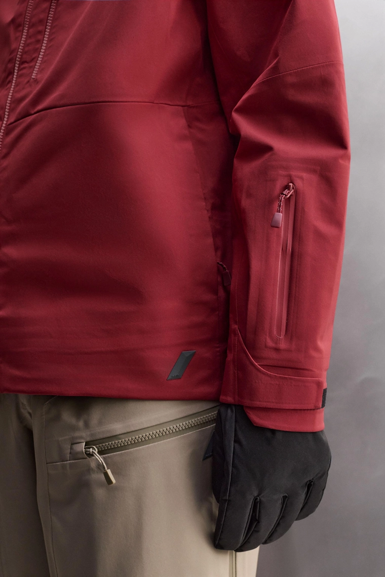 Защитная техническая куртка-мид-лейер с водонепроницаемой оболочкой recco® для горных лыж