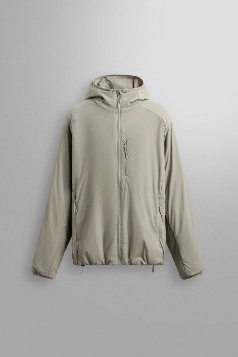 Куртка-мид-лейер с квадратным стежком для горных лыж