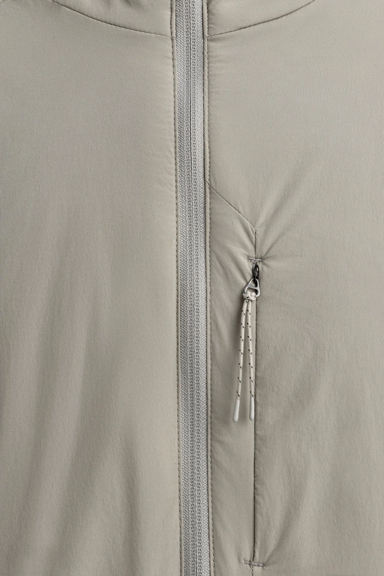 Куртка-мид-лейер с квадратным стежком для горных лыж