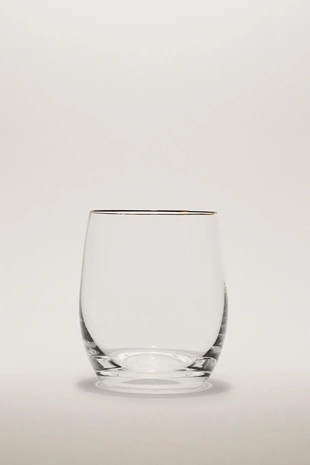 Стакан кристалл с золотым краем- Заказать в России