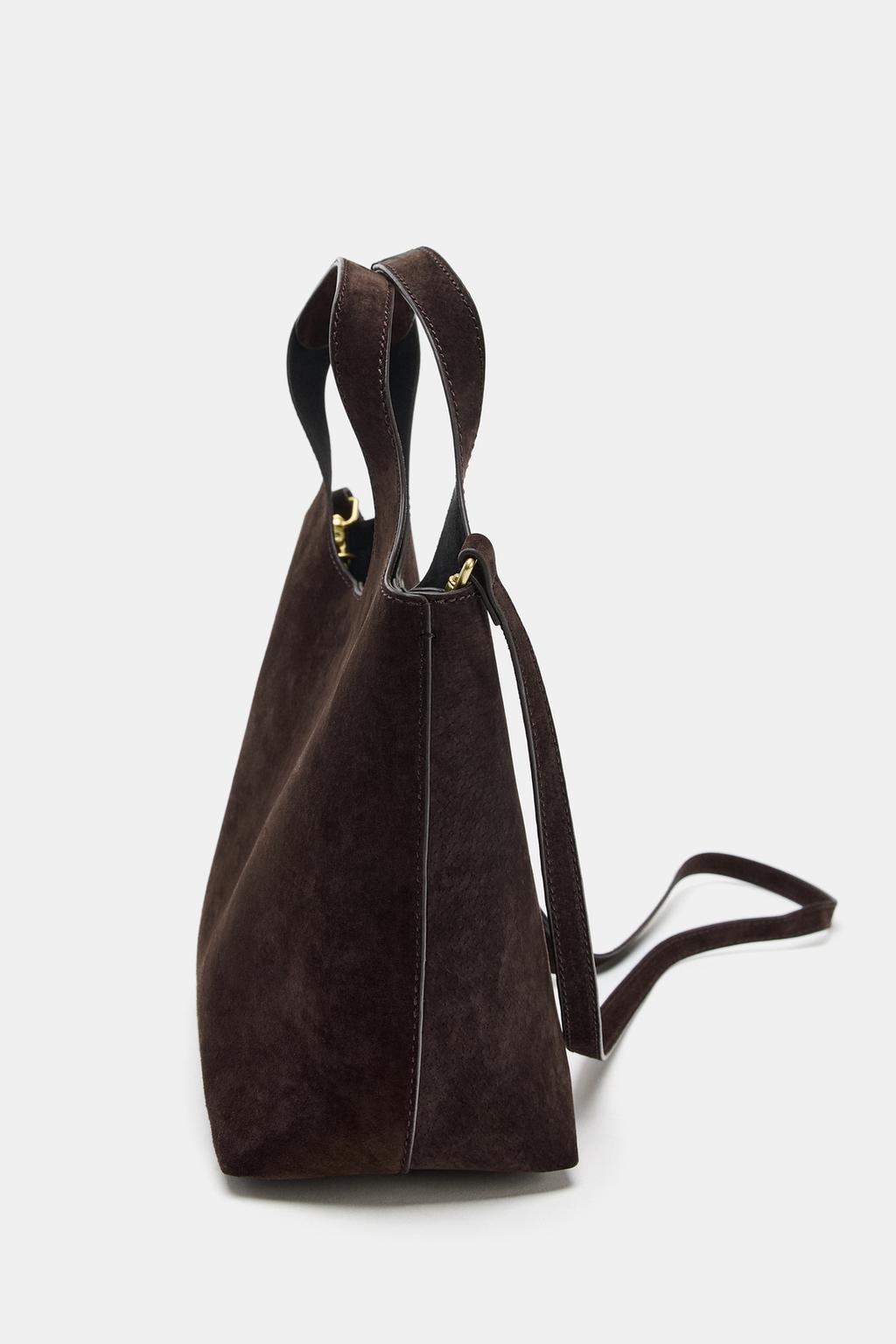 НЕБОЛЬШАЯ КОЖАНАЯ СУМКА-ШОПЕР