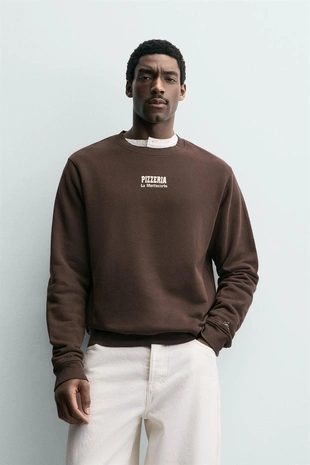 Толстовка с принтом PIZZERIA LA MONTECARLO- Заказать в России