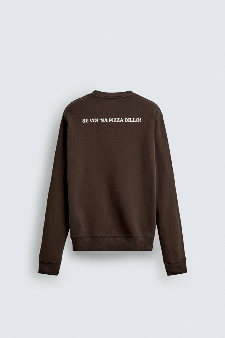 Толстовка с принтом pizzeria la montecarlo