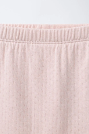 Комплект из футболки и легинсов с рельефным узором- Заказать в России