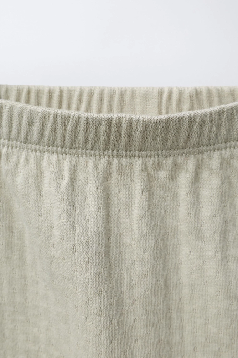 Комплект футболка и гетры из текстурированного полотна