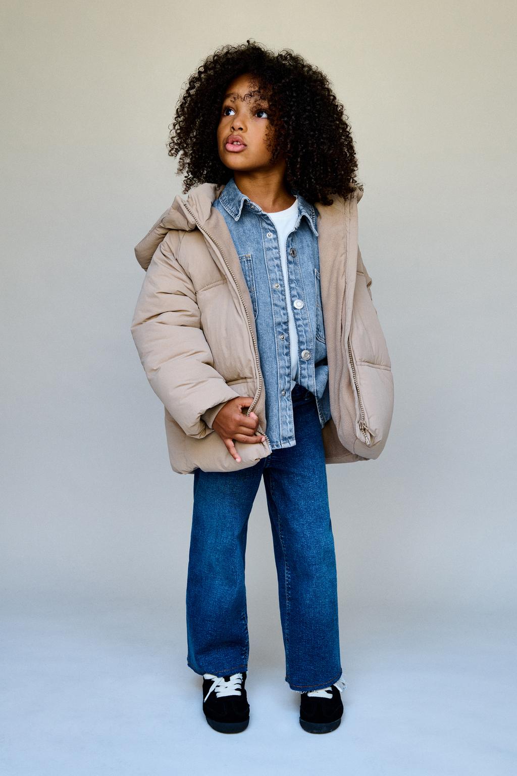 СТЕГАНЫЙ ПУХОВИК С КАПЮШОНОМ WATER REPELLENT