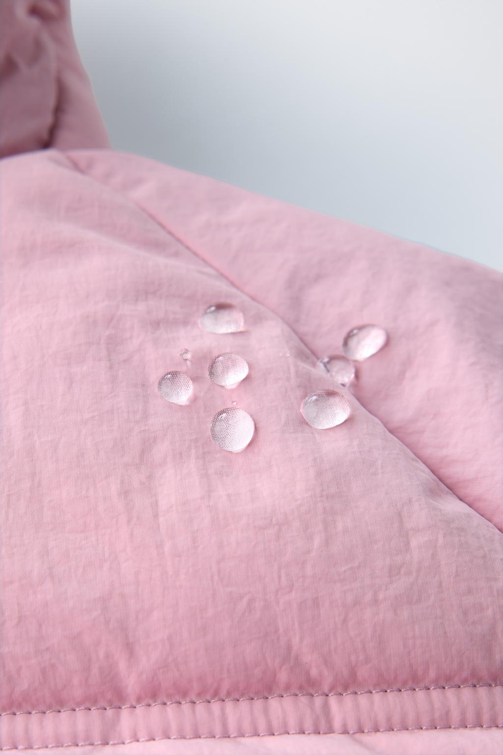 СТЕГАНОЕ ПАЛЬТО С КАПЮШОНОМ WATER REPELLENT