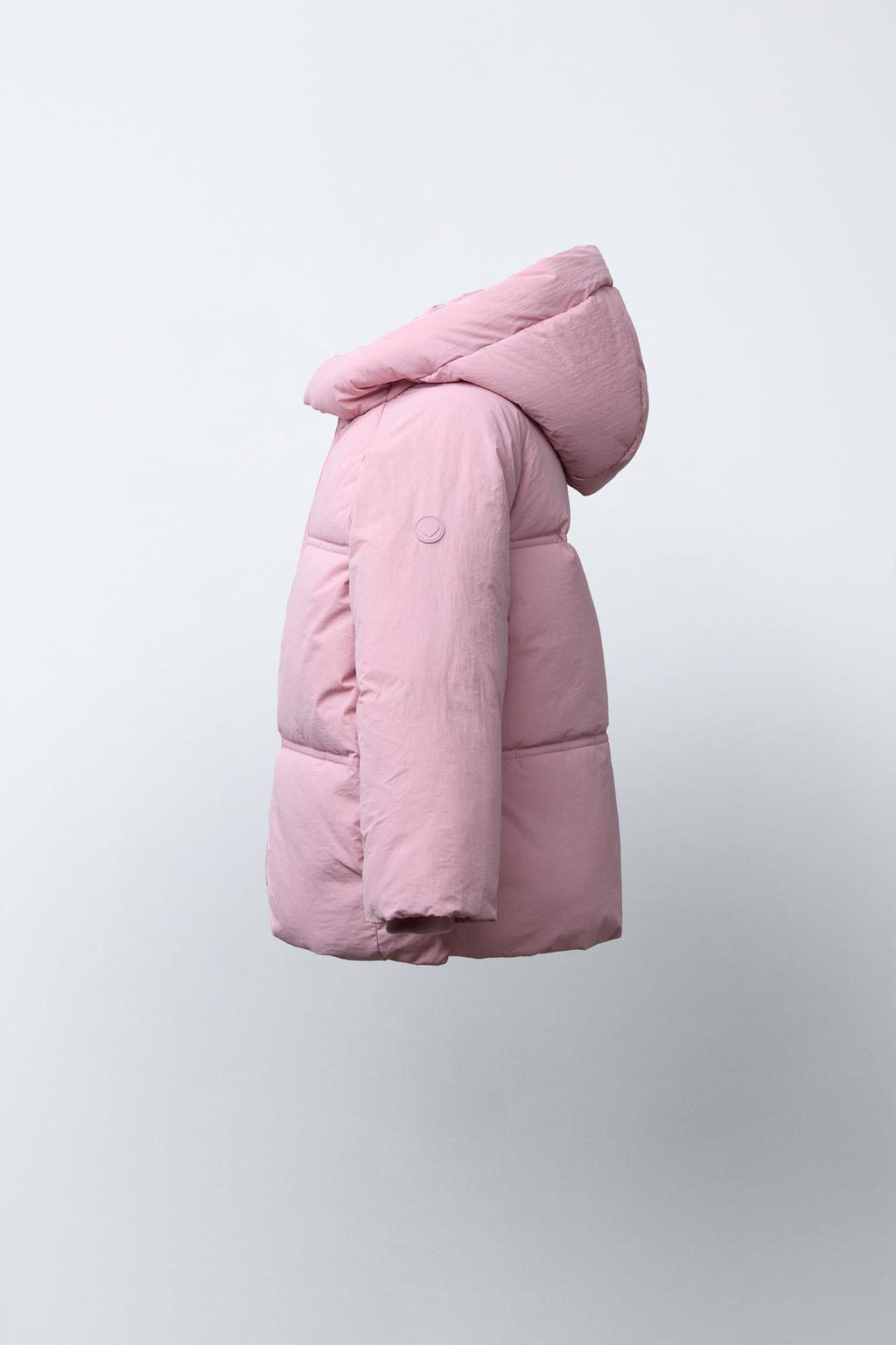 СТЕГАНОЕ ПАЛЬТО С КАПЮШОНОМ WATER REPELLENT