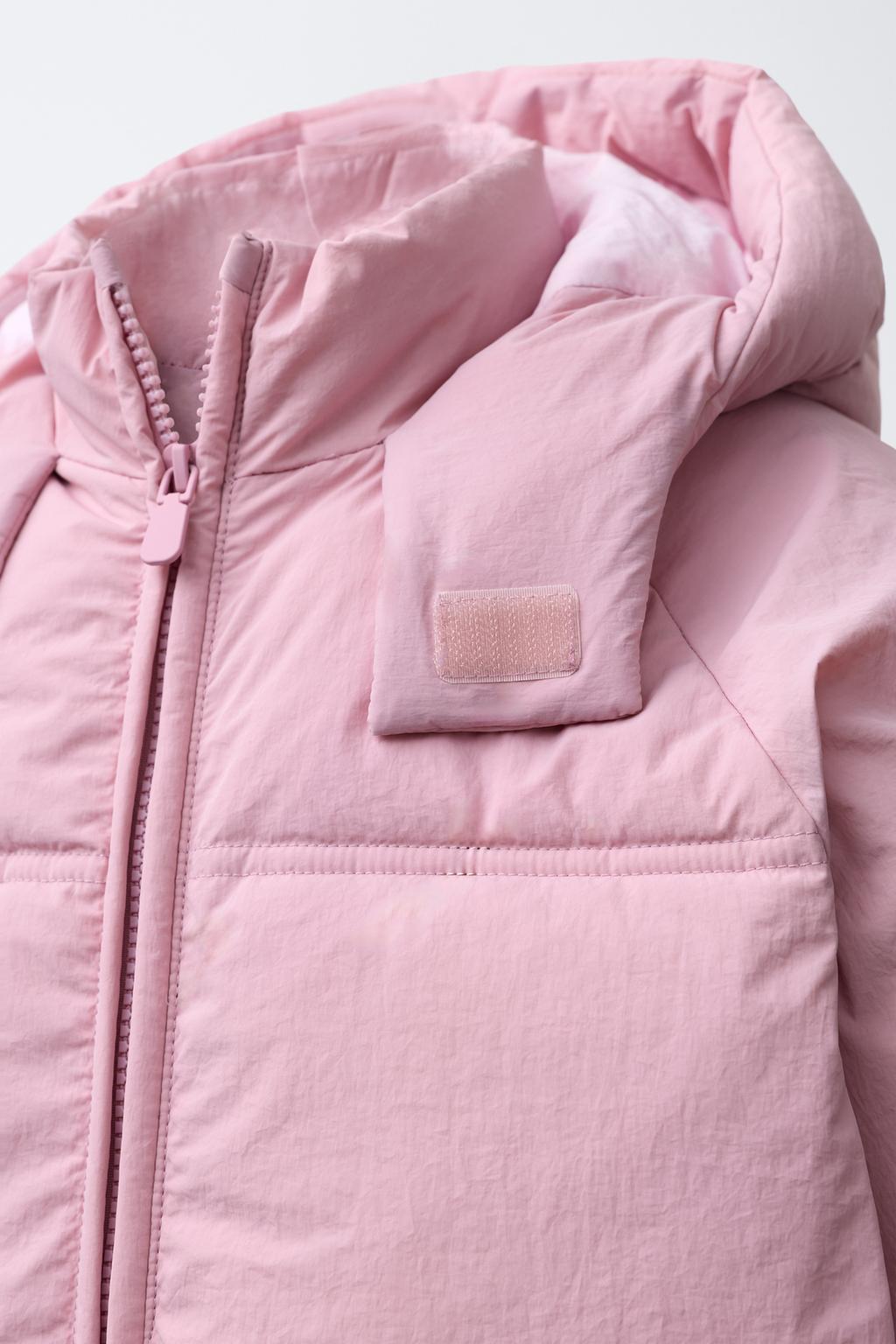 СТЕГАНОЕ ПАЛЬТО С КАПЮШОНОМ WATER REPELLENT